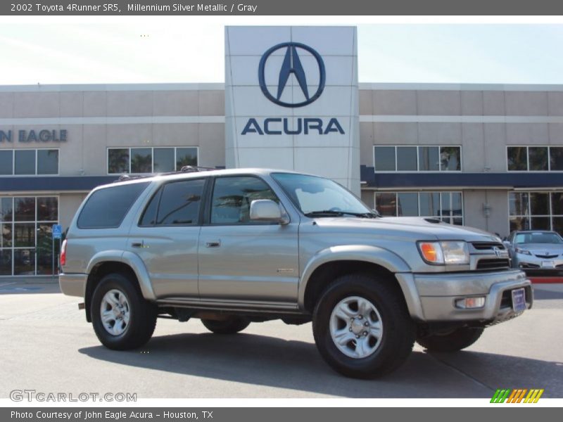 Millennium Silver Metallic / Gray 2002 Toyota 4Runner SR5