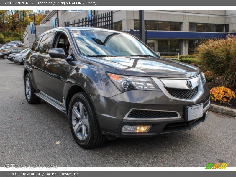 Grigio Metallic / Ebony 2011 Acura MDX Technology