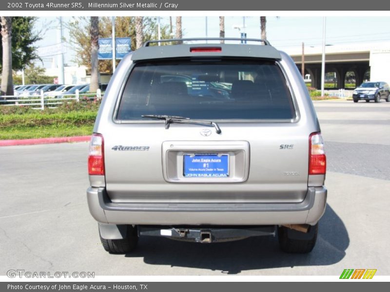 Millennium Silver Metallic / Gray 2002 Toyota 4Runner SR5