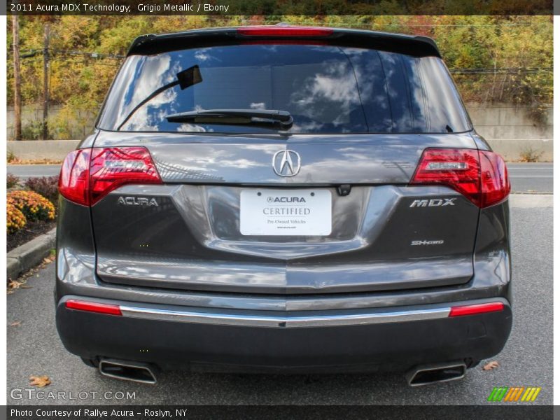 Grigio Metallic / Ebony 2011 Acura MDX Technology