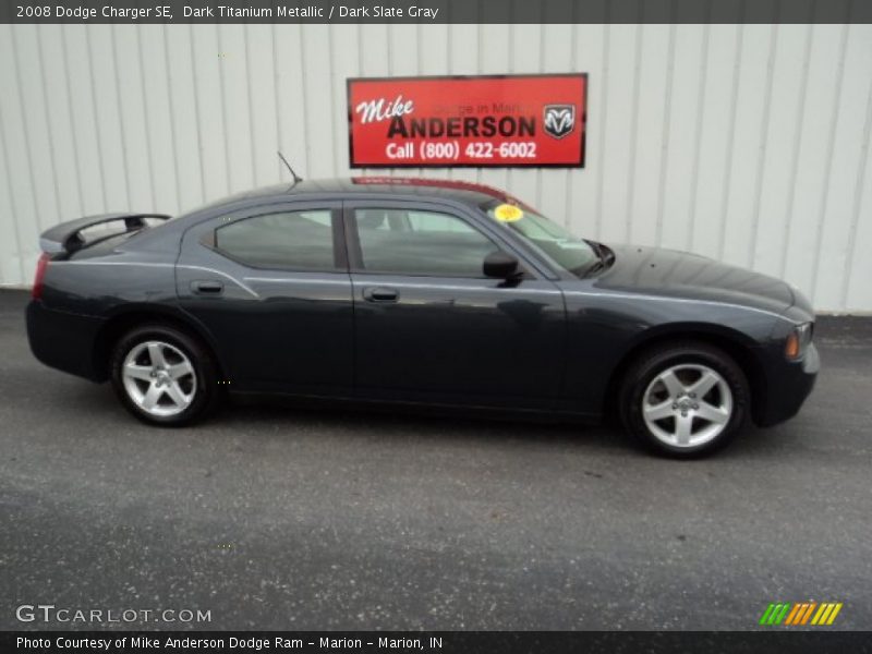 Dark Titanium Metallic / Dark Slate Gray 2008 Dodge Charger SE