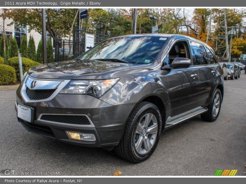 Grigio Metallic / Ebony 2011 Acura MDX Technology