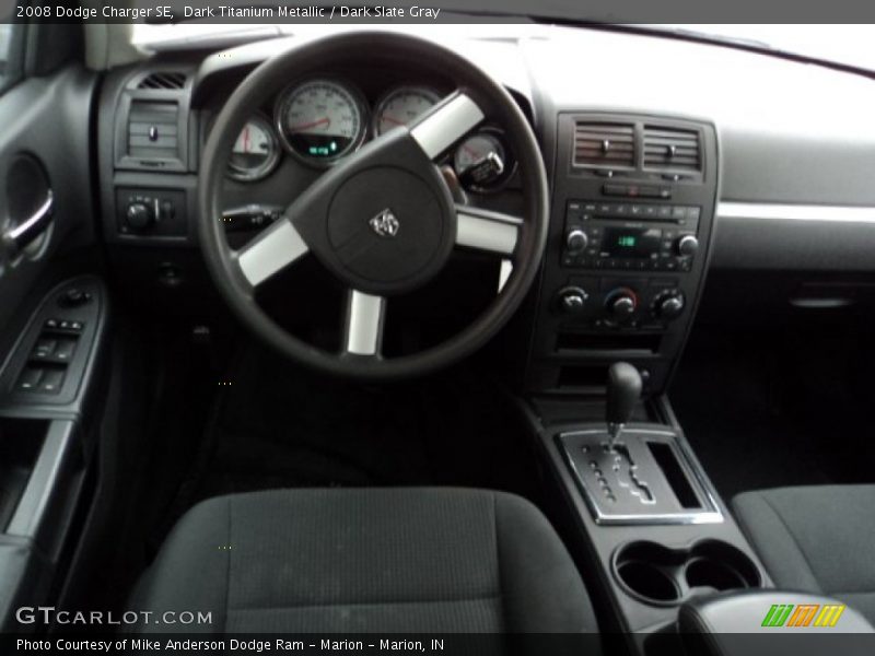 Dark Titanium Metallic / Dark Slate Gray 2008 Dodge Charger SE