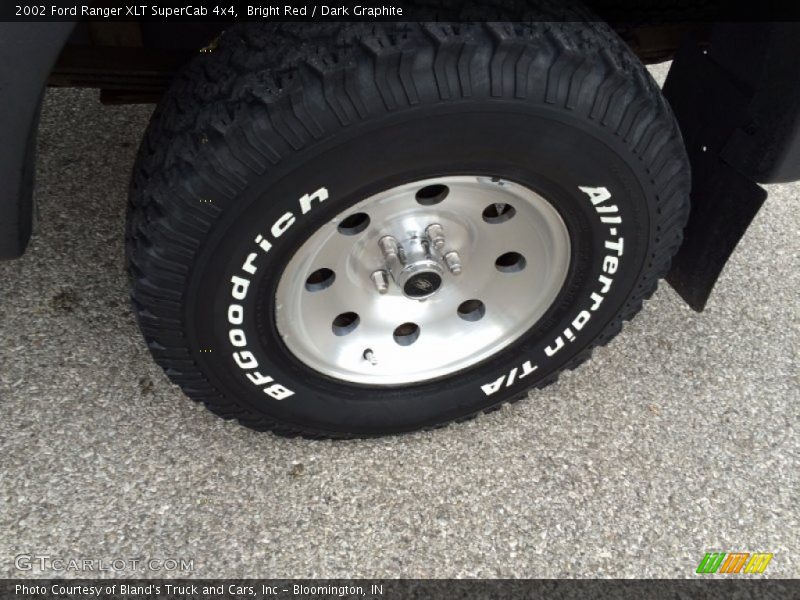 Bright Red / Dark Graphite 2002 Ford Ranger XLT SuperCab 4x4