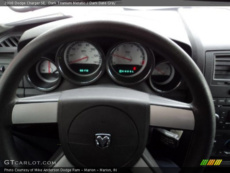 Dark Titanium Metallic / Dark Slate Gray 2008 Dodge Charger SE
