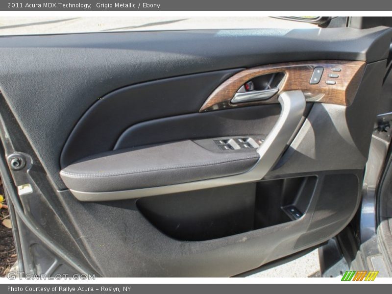 Grigio Metallic / Ebony 2011 Acura MDX Technology
