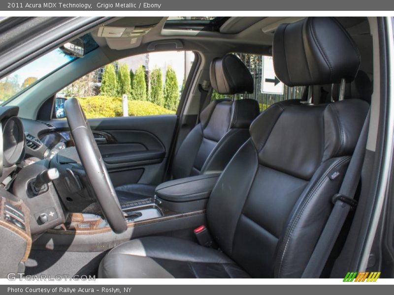 Grigio Metallic / Ebony 2011 Acura MDX Technology