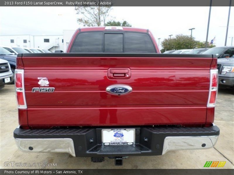 Ruby Red Metallic / Adobe 2013 Ford F150 Lariat SuperCrew