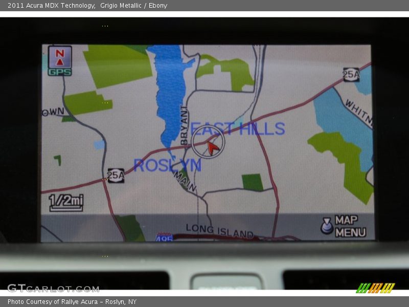 Grigio Metallic / Ebony 2011 Acura MDX Technology