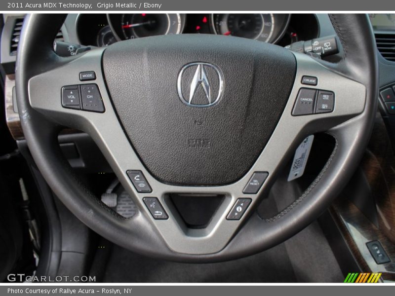 Grigio Metallic / Ebony 2011 Acura MDX Technology