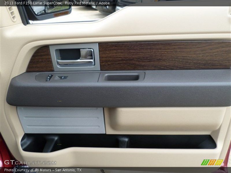 Ruby Red Metallic / Adobe 2013 Ford F150 Lariat SuperCrew