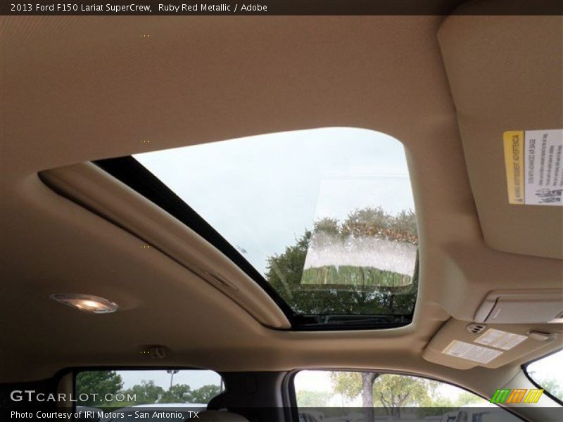 Ruby Red Metallic / Adobe 2013 Ford F150 Lariat SuperCrew