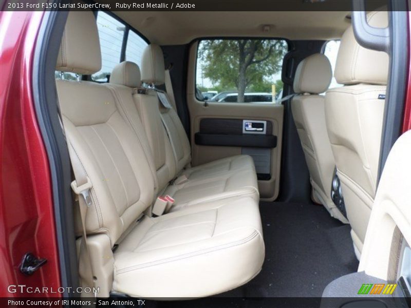 Ruby Red Metallic / Adobe 2013 Ford F150 Lariat SuperCrew