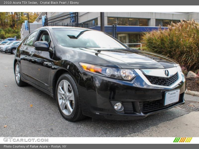 Crystal Black Pearl / Ebony 2010 Acura TSX Sedan