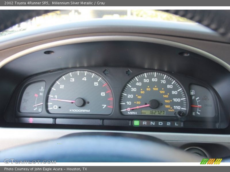 Millennium Silver Metallic / Gray 2002 Toyota 4Runner SR5