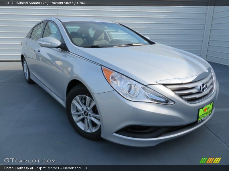 Radiant Silver / Gray 2014 Hyundai Sonata GLS