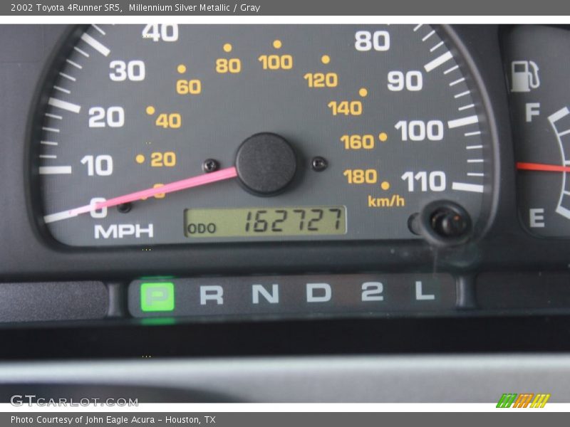 Millennium Silver Metallic / Gray 2002 Toyota 4Runner SR5