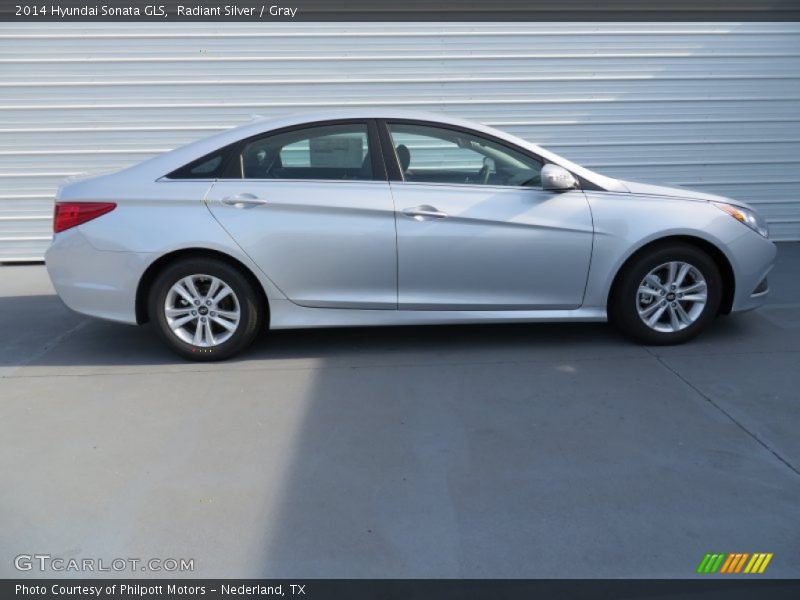 Radiant Silver / Gray 2014 Hyundai Sonata GLS