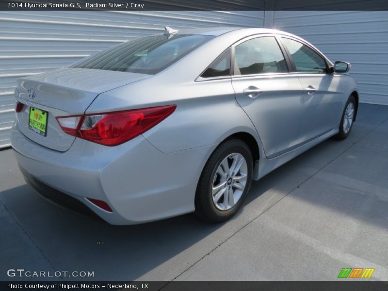 Radiant Silver / Gray 2014 Hyundai Sonata GLS