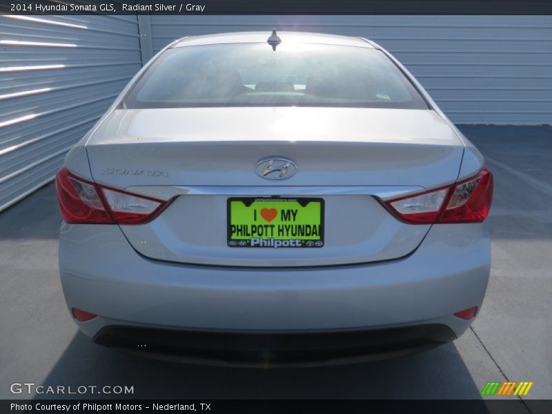 Radiant Silver / Gray 2014 Hyundai Sonata GLS