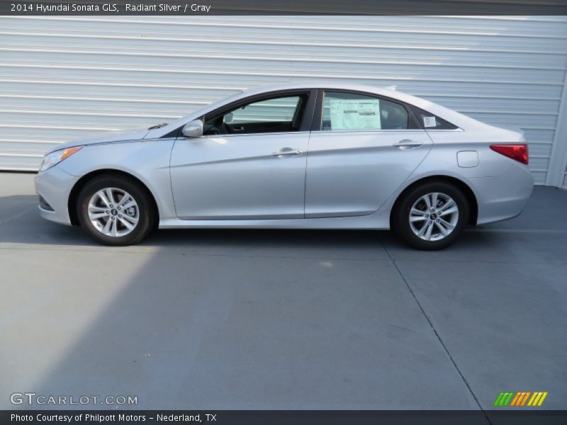 Radiant Silver / Gray 2014 Hyundai Sonata GLS
