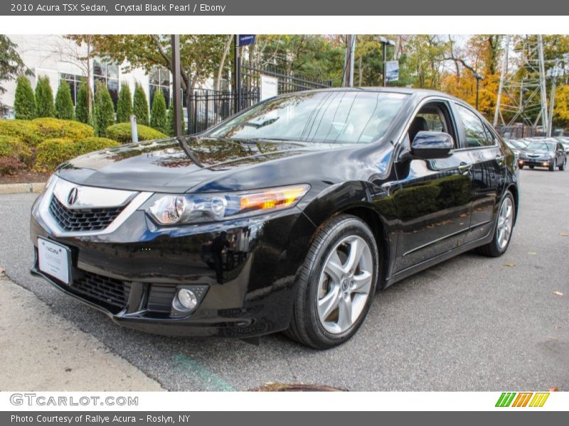 Crystal Black Pearl / Ebony 2010 Acura TSX Sedan