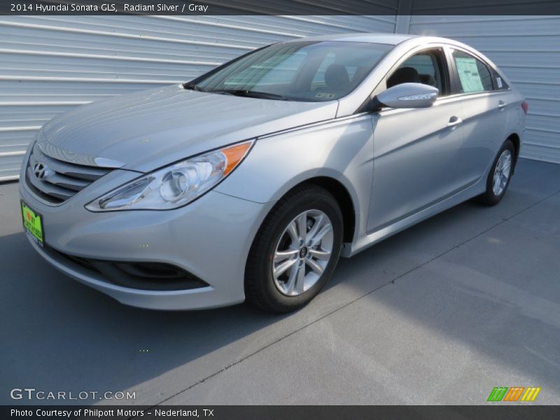 Radiant Silver / Gray 2014 Hyundai Sonata GLS