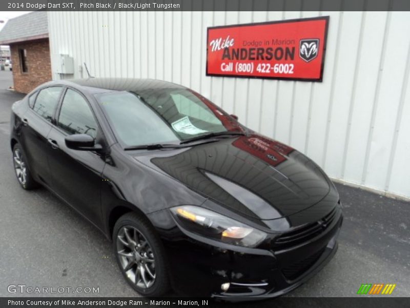 Pitch Black / Black/Light Tungsten 2014 Dodge Dart SXT