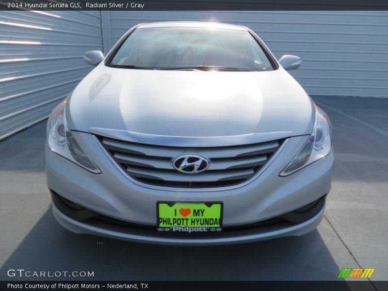 Radiant Silver / Gray 2014 Hyundai Sonata GLS