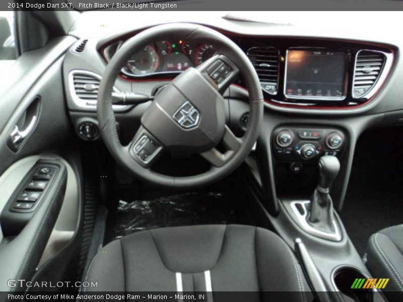 Pitch Black / Black/Light Tungsten 2014 Dodge Dart SXT