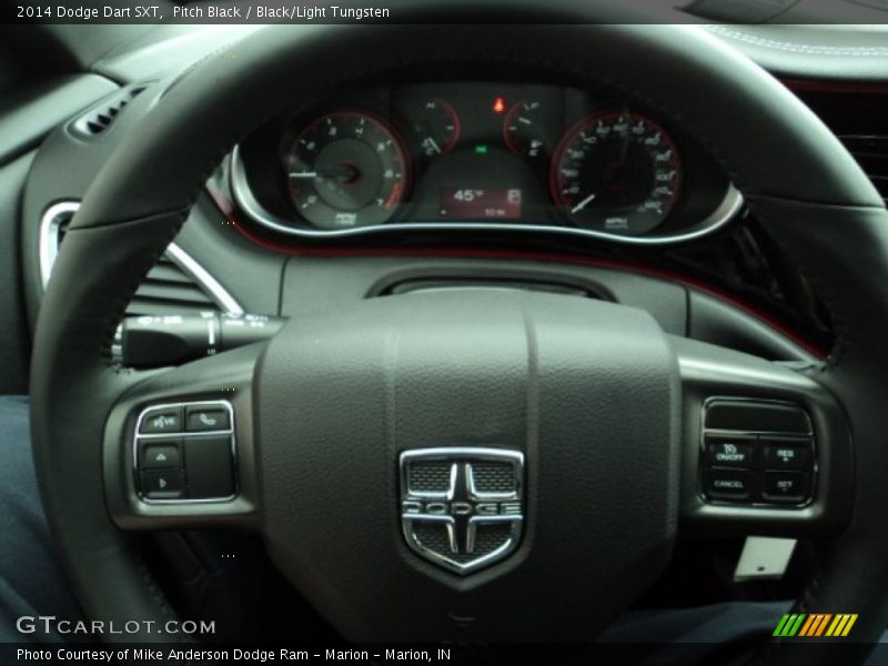 Pitch Black / Black/Light Tungsten 2014 Dodge Dart SXT