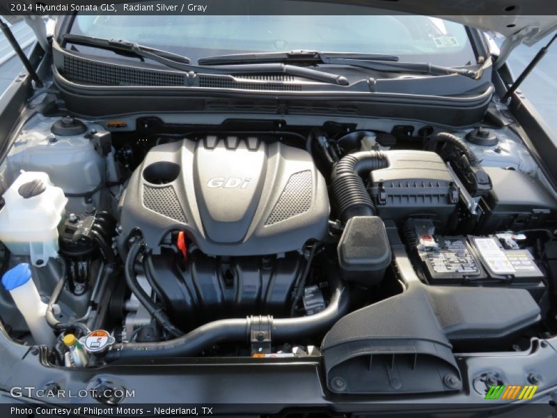 Radiant Silver / Gray 2014 Hyundai Sonata GLS