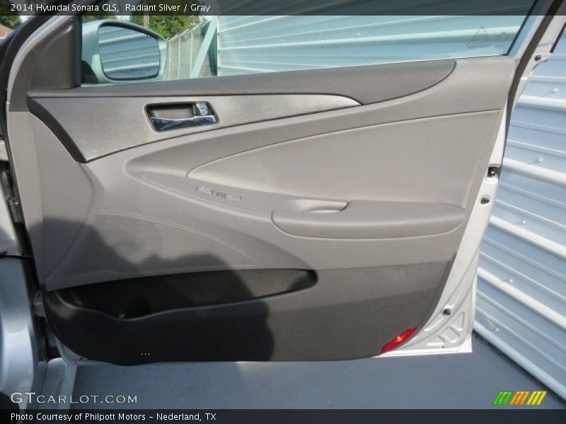 Radiant Silver / Gray 2014 Hyundai Sonata GLS