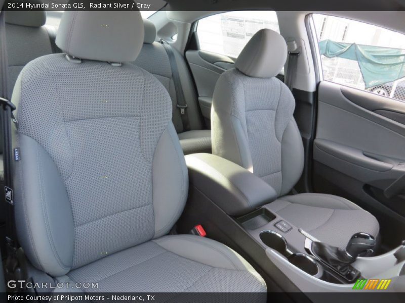 Radiant Silver / Gray 2014 Hyundai Sonata GLS