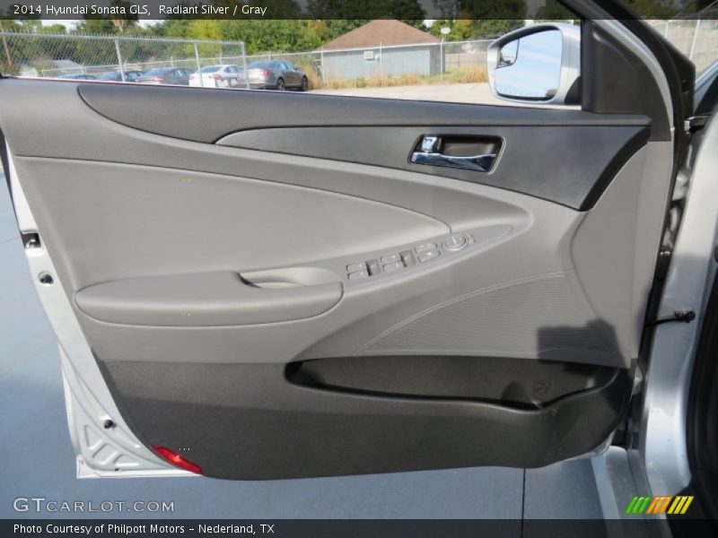 Radiant Silver / Gray 2014 Hyundai Sonata GLS