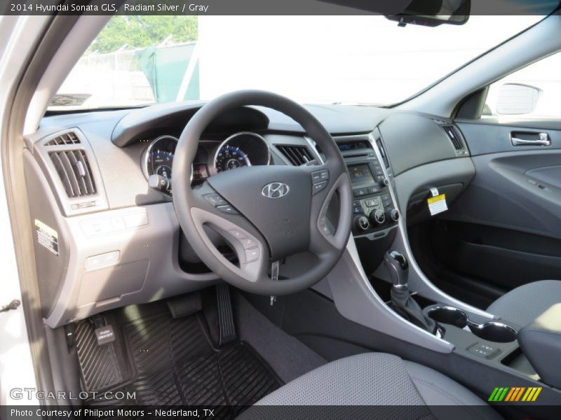 Radiant Silver / Gray 2014 Hyundai Sonata GLS