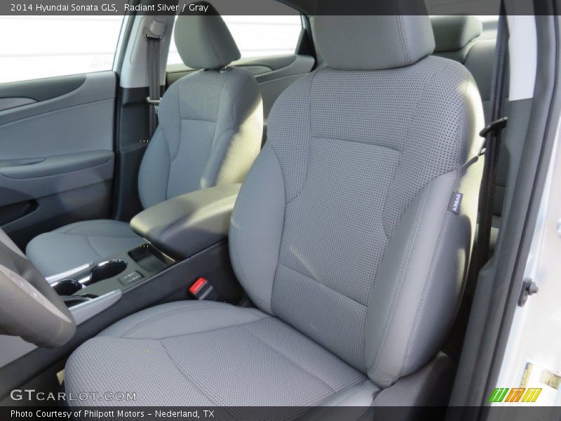Radiant Silver / Gray 2014 Hyundai Sonata GLS