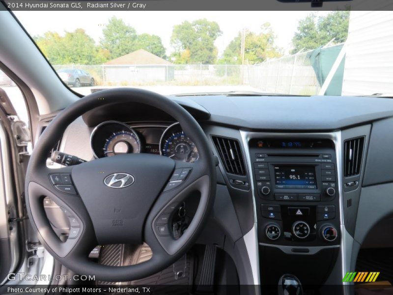 Radiant Silver / Gray 2014 Hyundai Sonata GLS