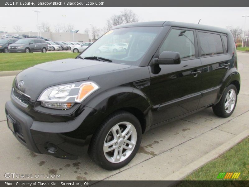 Shadow Black / Black Soul Logo Cloth 2011 Kia Soul +