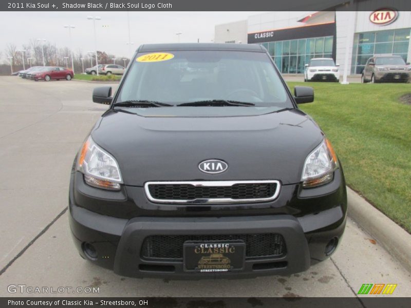 Shadow Black / Black Soul Logo Cloth 2011 Kia Soul +