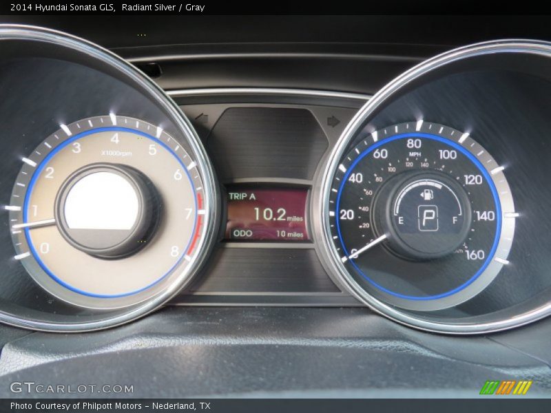Radiant Silver / Gray 2014 Hyundai Sonata GLS