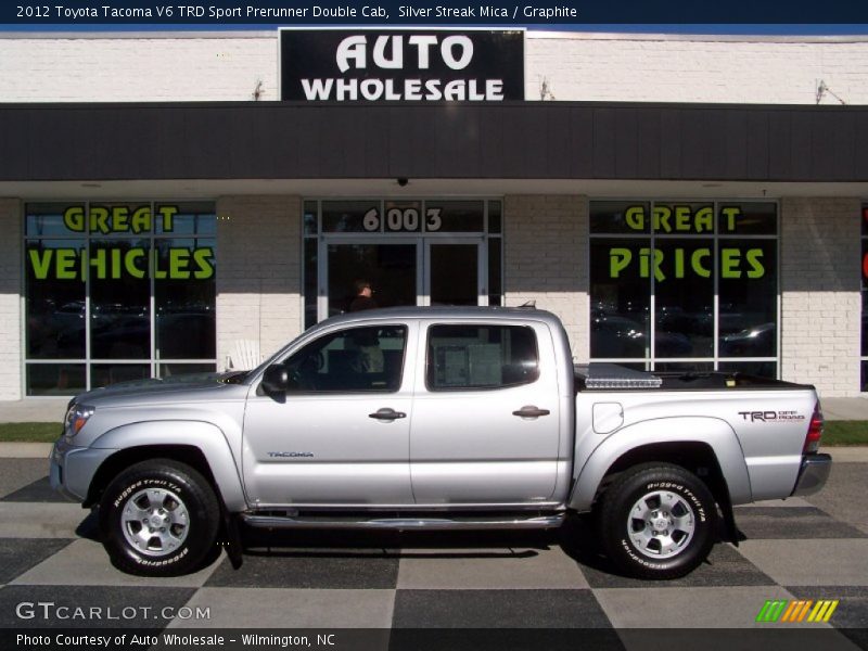 Silver Streak Mica / Graphite 2012 Toyota Tacoma V6 TRD Sport Prerunner Double Cab