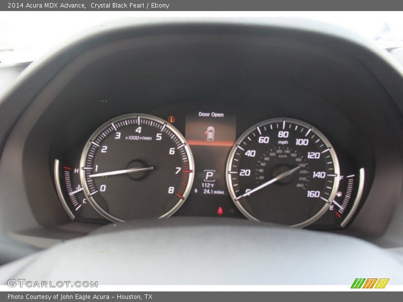 Crystal Black Pearl / Ebony 2014 Acura MDX Advance
