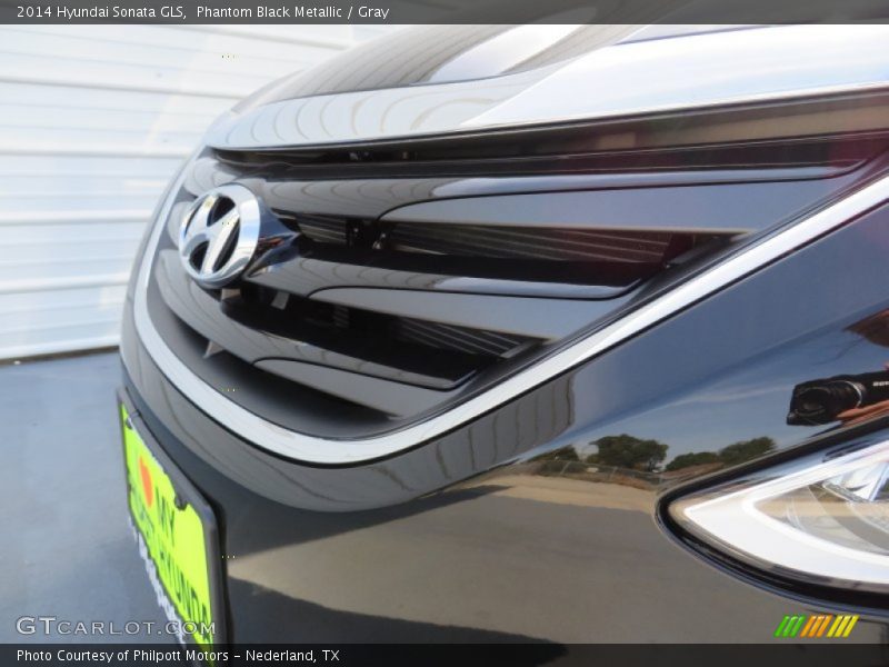 Phantom Black Metallic / Gray 2014 Hyundai Sonata GLS