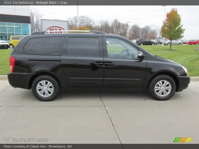 Midnight Black / Gray 2012 Kia Sedona LX