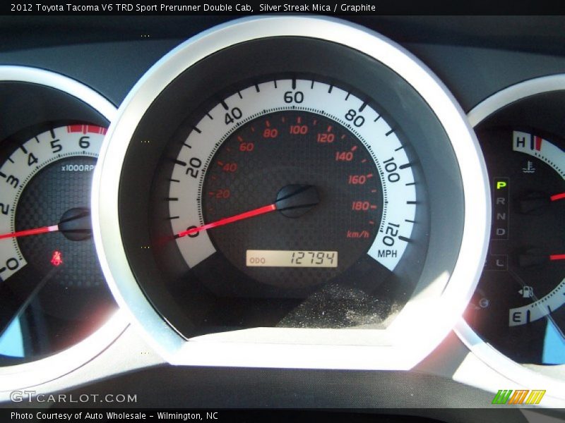 Silver Streak Mica / Graphite 2012 Toyota Tacoma V6 TRD Sport Prerunner Double Cab