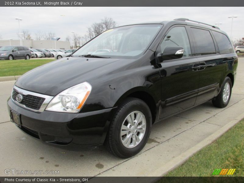 Midnight Black / Gray 2012 Kia Sedona LX