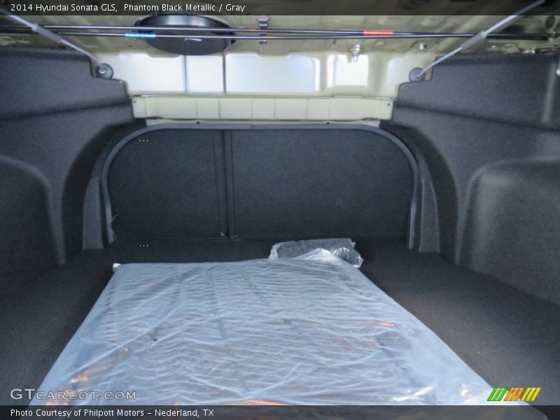 Phantom Black Metallic / Gray 2014 Hyundai Sonata GLS