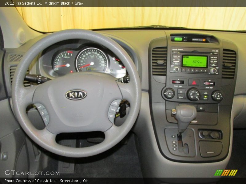 Midnight Black / Gray 2012 Kia Sedona LX