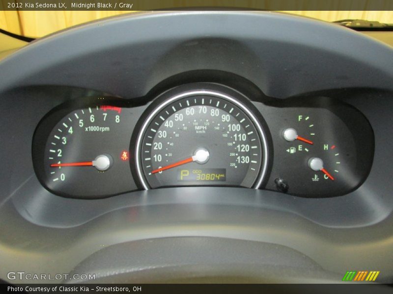 Midnight Black / Gray 2012 Kia Sedona LX